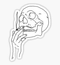 Skull sticker Sticker