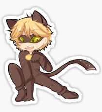Pegatina Etiqueta engomada de Chat Noir