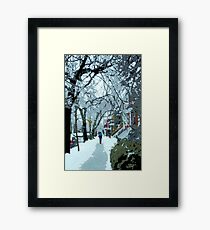 Montreal soft winter day Framed Print