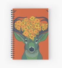 Cuaderno de espiral Flower Deer