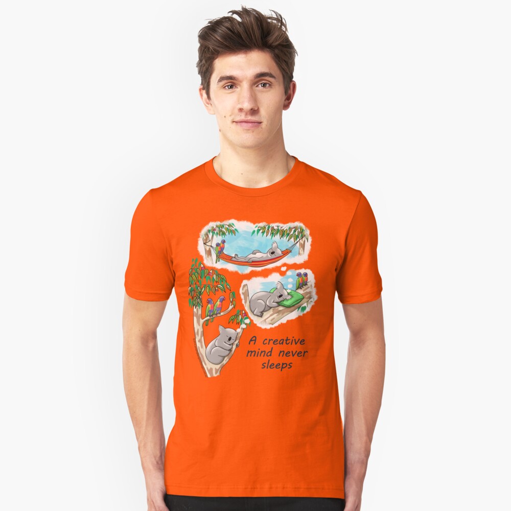 Koala dreams - A creative mind never sleeps Slim Fit T-Shirt