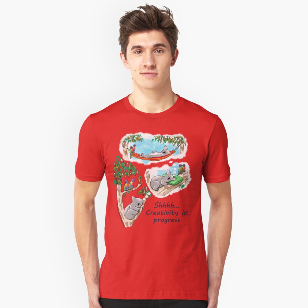 Koala dreams - Shhh… Creativity in progress Slim Fit T-Shirt