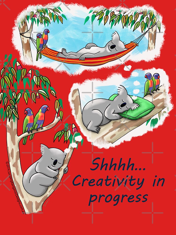 Koala dreams - Shhh… Creativity in progress by JumpingKangaroo