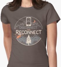 Disconnect and Reconnect Women's Fitted T-Shirt