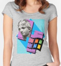 Vaporwave ! Women's Fitted Scoop T-Shirt