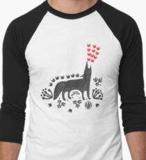 Wolf... Men's Baseball ¾ T-Shirt