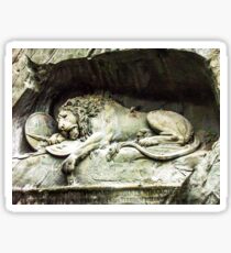 The Lion Monument Sticker