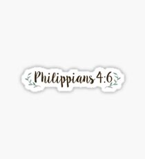 Philippians 4:6 Sticker