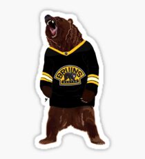 Boston Bruins Bear Sticker