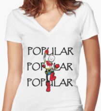 Undertale Papyrus Popular Women's Fitted V-Neck T-Shirt