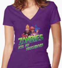Save Our Neighbors! Women's Fitted V-Neck T-Shirt