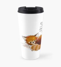 "You Are Worth Taking Care of" Red Panda Travel Mug