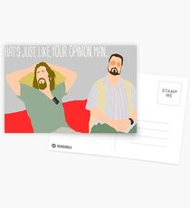 The Big Lebowski - Just Your Opinion Man Postcards