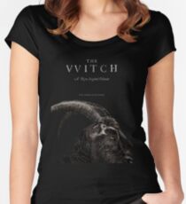 The Witch stylized as The VVitch horror movie Women's Fitted Scoop T-Shirt