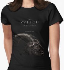 The Witch stylized as The VVitch horror movie Women's Fitted T-Shirt