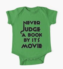Never Judge A Book By Its Movie - Tshirt One Piece - Short Sleeve