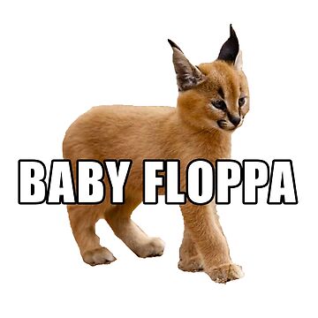 Big Floppa Meme Cat Cute Funny Caracal Cat Retro Historical