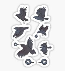 Flight of Ravens Sticker