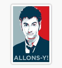 Tenth Doctor - Allons-y Sticker