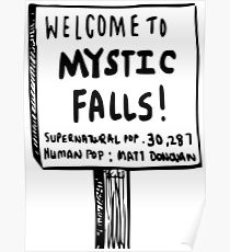 The vampire diaries-Mystic Falls Poster