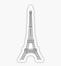 Eiffel Tower Paris Illustration Sticker