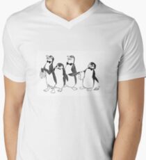 Penguins From Mary Poppins Sketch Men's V-Neck T-Shirt
