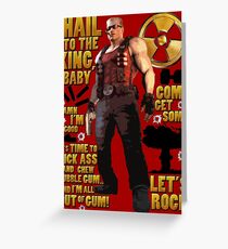 Duke Nukem Greeting Card
