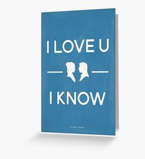 Star Wars - I Love You, I Know (color) Greeting Card
