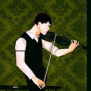 Artwork thumbnail, Sherlock With Violin |  by modHero