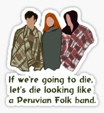 Peruvian Folk Band Sticker