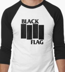 Black Flag Men's Baseball ¾ T-Shirt