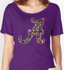Alabama Nick Saban "A" Women's Relaxed Fit T-Shirt