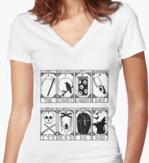 Greek Tragedy - The Wombats Women's Fitted V-Neck T-Shirt