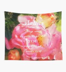 Roses - Verse Wall Tapestry