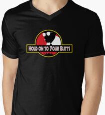Hold on to Your Butts Men's V-Neck T-Shirt
