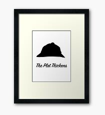 Sherlock Holmes "The Plot Thickens" Framed Print