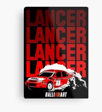 LANCER EVO VI - Tommi Makinen Metal Print