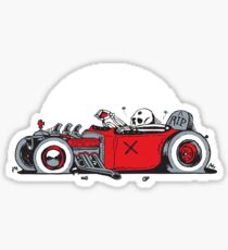 Ed's Dead Sled Sticker