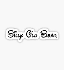 Silly Old Bear Sticker