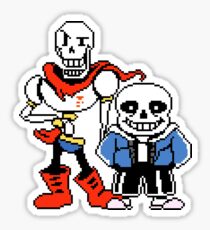 Undertale - Sans et Papyrus Sticker