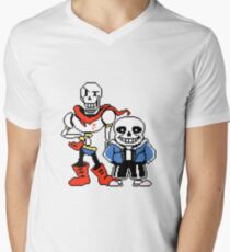 Undertale - Sans and Papyrus Men's V-Neck T-Shirt