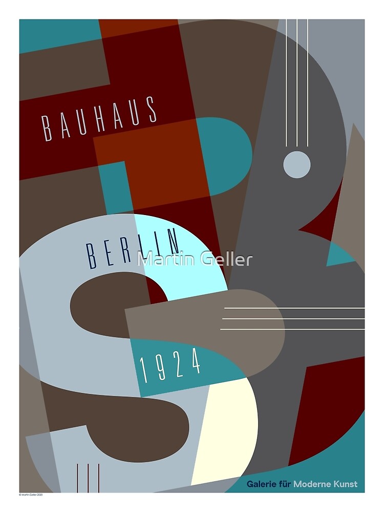 Bauhaus Exhibition Poster - Berlin by BLTV