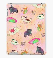 Kawaii Neko Atsume Pattern iPad Case/Skin