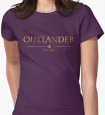 Outlander est 1743 (GOLD) Tailliertes T-Shirt für Frauen