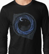 Mondschein-Runde Langarmshirt