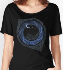 MOONLIGHT ROUNDELAY Women's Relaxed Fit T-Shirt