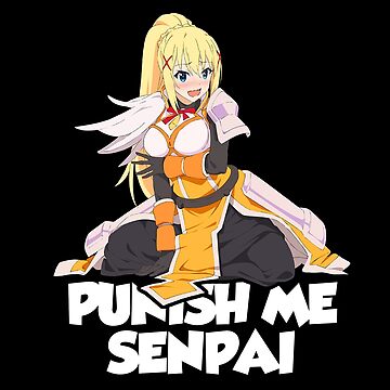 Konosuba Blonde Darkness Punish Me Senpai Hentai Anime  Essential T-Shirt  for Sale by davidsykeser