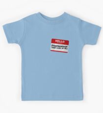 Hello My Name Is Stormageddon Kids Tee