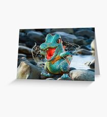 Realistic Pokemon: Totodile Greeting Card