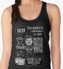 Ron Swanson Montage Women's Tank Top
